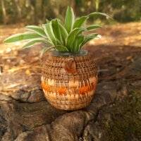 Vase pignon orange - orange foncé
