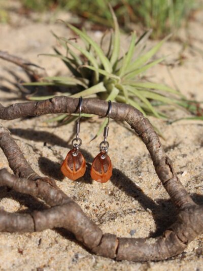 Boucles d'oreilles "écailles de pignes" – Image 2