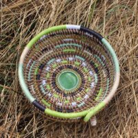 Corbeille Pierre Jade verte