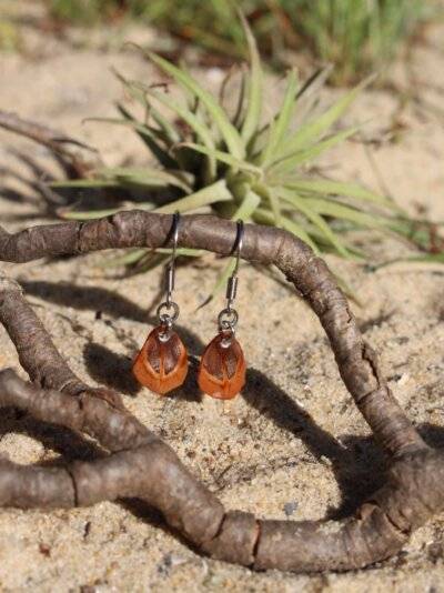 Boucles d'oreilles "écailles de pignes" – Image 2