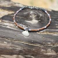 Bracelet jonc en aiguille de pin "coquillage"