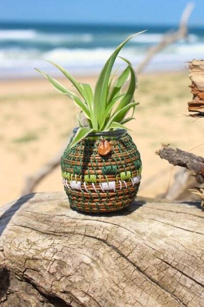 Vase pignon - Vert