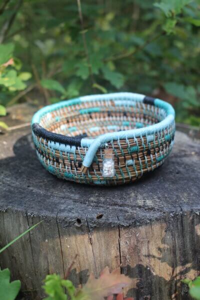 Corbeille Pierre Amazonite – Image 2