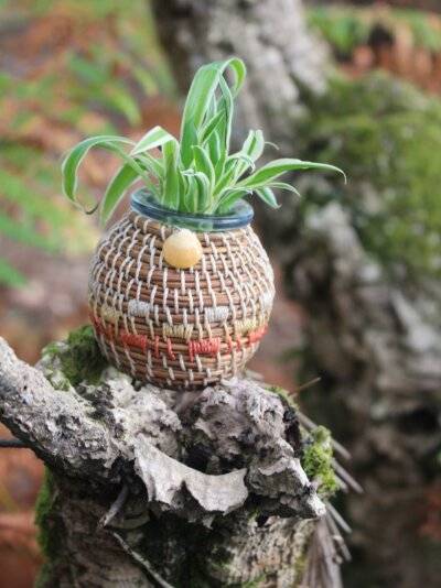 Vase pignon - océan Orange – Image 2