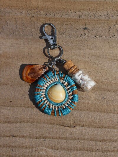 Porte-clés Moliets turquoise