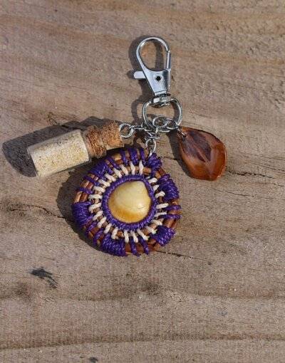 Porte-clés Moliets violet
