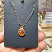 Collier "écaille de pigne" Doré