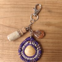 Porte-clés Moliets violet foncé