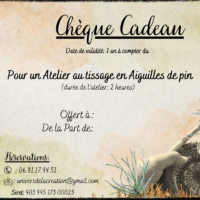 Chèque Cadeau Atelier Découverte "débutant"